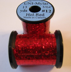 ������� ������ UNI mylar 13 yds 1/32 # 14 hol red